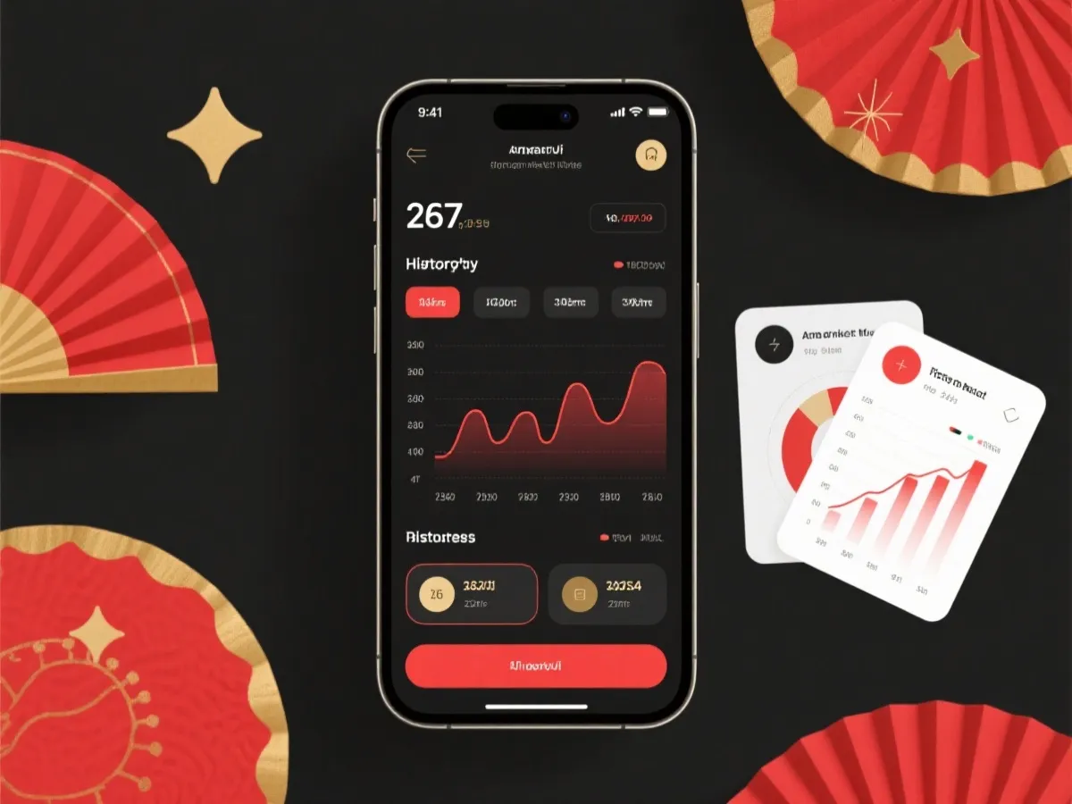 歷史開獎紀錄與數據瀏覽示意圖